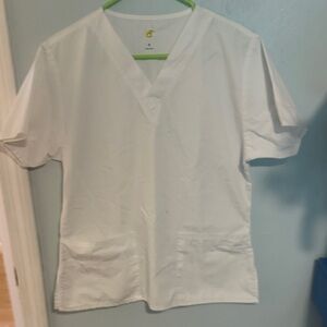White Scrub Shirt